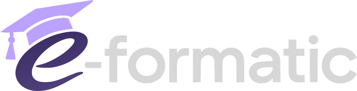 e-formatic, logo avec chapeau d’université